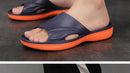 Summer Men Rubber Slippers Beach Shoes Slides Slates Palm Clap Casual Outdoor Indoor Home House Soft Comfortable Big Size 50 51