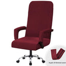 Elastic Office Lift Computer Chair Cover Modern Anti-dirty Boss Gamer Rotating Armchair Seat Case Thickened Armrest Slipcover