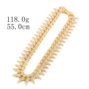 Luxury Iced Out Paved Rhinestones Full Miami Curb Cuban Chain CZ Bling Rapper Necklaces For Men Charm Jewelry Cool Gifts