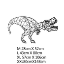 Geometric Tyrannosaurus Wall Stickers Dinosaur Wall Decals For Baby Room Decor Wall Art Bedroom Gift For Kids Room Decor