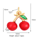 3D Fruit Strawberry Grape Mango Pineapple Water Melon Cherry Banana Charm Pendant , Jewelry Necklace Bracelet Making Supply M15