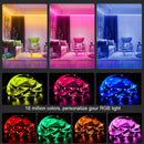 LED Strip Light RGB 5050 Music Sync Color Changing  Sensitive Built-in Mic, App Controlled LED Lights 5M 10M 15M DC12V Flexible