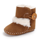 Cute Autumn Winter Infants Shoes Baby Girl Boy Bow Knot Baby Boots Casual Sneakers Non-slip Soft Soled Walking Shoes