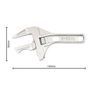 6-68mm Bathroom Wrench Large Open Mini Adjustable Short Handle Shank Aluminum Alloy Universal Spanner Water Pipe Repair Tool
