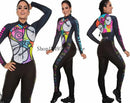 Women's Long sleeve Pro Team Triathlon Suit Cycling Jersey Skinsuit Jumpsuit Maillot Cycling Ropa ciclismo set pink gel