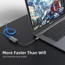 USB C Ethernet USB-C to RJ45 Lan Adapter for MacBook Pro Samsung Galaxy S10/S9/Note20 Type C Network Card USB Ethernet