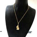 Necklace Golden Cat with Star Summer Brand New Cute Fine Jewelry Europe 925 Sterling Silver Magic Gift For Women