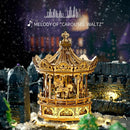 The Kinematic Carousel | Architectural Wooden Music Box