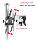 2019 new DL-A10M-66 23"-65" stainless steel LCD TV stand mounts bracket in Partition wall 360 rotate height adjust 66cm 82cm70cm