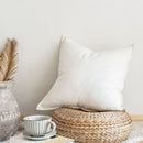 Plain Cushion Cover 45x45cm Linen Pillow Cover Ivory Dark Grey Coffee Fringed For Home decoration Bed Sofa Couch