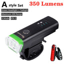 WEST BIKING Front Bicycle Light USB Rechargeable LED Bike Light Waterproof Cycling Headlight Climbing Safety Flashlight Lamps