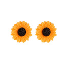 Jisensp Fashion Leaf Branch Sunflower Necklace for Women Party collares Ketting Accessories I Love You Necklace Jewelry Gift