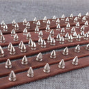 180/80 Sets Punk Rivet Screw Back Studs and Spikes Kit with Tools Leather Craft Bullet Cone DIY for Leather collar Bracelet