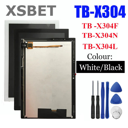 For 10.1" Lenovo Tab 4 TB-X304L TB-X304F TB-X304N/X  X304 LCD Display Matrix Module + Touch Screen Panel Digitizer Assembly