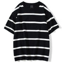 Aolamegs Men T Shirt Color Block Print 3 color Optional Tee Shirts Simple High Street Basic All-match Cargo Tops Male Streetwear
