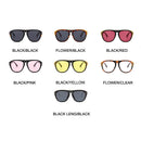 OEC CPO Oversized Square Sunglasses Women Personality Flip Up Grey Sunglasses Men Double Unisex Goggles Eyeglasses UV400 O215