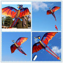 New Children Kids 3D Dinosaur Kite 100M Single Line with Tail Kites Outdoor Fun Toy Family Outdoor Sports Toys Children Gift