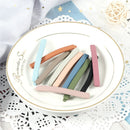 5Pcs/Set Candy Colors Hair Clips For Girls Women Simple Basic Sweet Hairpins Painted Colorful Matte Hair Accessories Barrette