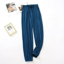 Japanese new style home service ladies pants spring and summer thin modal loose large size solid color home pants women bottoms