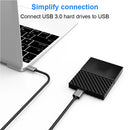 Micro B Cable USB3.1 Hard Disk Cable Type C USB3.0 USB C Micro B Cable for Samsung Seagate WD HDD SSD External Hard Drive Cable