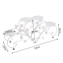 2PCS Classic Tall Plant Stand Art Flower Pot Holder Rack Planter Outdoor Indoor Patio