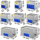 SucceBuy 1.3L 2L 3L 6L 10L 15L 22L 30L 超声波清洗器 便携式洗碗机 超声波家用清洁电器