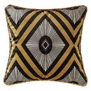 DUNXDECO Cushion Cover Decorative Pillow Case European Luxury Art Gold Yellow Bee Print Velvet Soft Coussin Sofa Chair Cushion