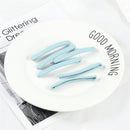 5Pcs/Set Candy Colors Hair Clips For Girls Women Simple Basic Sweet Hairpins Painted Colorful Matte Hair Accessories Barrette