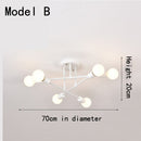 Modern Creative Lighting Warm And Romantic Golden Bedroom Modern Minimalist Personality Living Room Dining Room Ceiling Lamps
