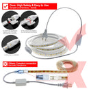 New Arrival 220V LED Strip 4040 High Safety High Brightness 120LEDs/m 13W/m Waterproof Flexible LED Light The Best LED Strip.