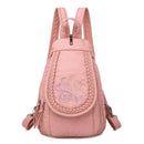 High Quality Soft PU Leather Backpack Women Small Chest Bags Fashion School Bag Casual Shoulder Bags for Women 2021 New Mochila