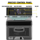 SucceBuy 15L Small Fridge Portable Car Freezer 12V/24V Mini Refrigerator Compressor Cooler for Traveling Camping Outdoor