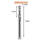 Compression milling cutter woodwork UP &amp; DOWN Cut Two Flutes Spiral Carbide Milling Tool CNC Router Wood End Mill Cutter Bits