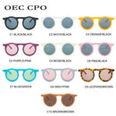 OEC CPO Classic Round Sunglasses Men Women Fashion Small Frame Sun Glasses Female Plastic Glasses Unisex Eyewear UV400 O626