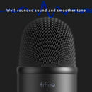 FIFINE USB Microphone for Recording/Streaming/Gaming,professional microphone for PC,Mic Headphone Output&Volume Control-K678