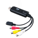 August VGB100 External USB2.0 Video Capture Card Transfer VHS Home Videos to PC/Capture Xbox 360/S-Video/Composite In