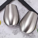 4PCS Stainless Steel Stemless Wine Glasses Kitchen Bar Unbreakable Metal Drink Cups For Indoor & Outdoor Picnics Camping