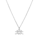 ANDYWEN 925 Sterling Silver Gold 12 Charm Zodiac Pendant Necklace Long Chain Slim Monogram Men Personal Birthday Fine Jewelry