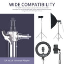 SH 290cm Aluminum Alloy Light Stand for Camera Ring Light Live Youtube Cellphone Video and Apply to Photography Softbox Fixed