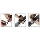 XCMAN Ski Snowboard Ptex Drip Candle Base Repair sticker PTEX Kit / 5pcs Ptex / Metal Scraper / Sanding Sponge