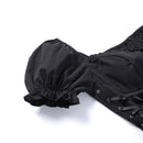 Mall Gothic Emo Jacquard A-line Dresses Goth dress Elegant Grunge Ruched Bandage Partywear Punk Black Women Halloween Club Dress