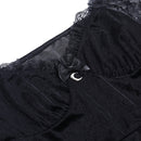 Mall Gothic Emo Jacquard A-line Dresses Goth dress Elegant Grunge Ruched Bandage Partywear Punk Black Women Halloween Club Dress