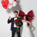DIY EVA Giant Christmas Bow Shop Display Wedding Outdoor Party Backdrop Arch Decor Festivity Occasion Car Decoration Giant Bow