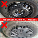 4 PCS Wheel Covers Hubcaps Design For 15 Inch Steel Wheels R15 Tire For Most Family Cars