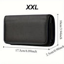 Other 1pc Stylish Multi-functional Men's Belt Bag Mobile Phone Bag Card Money License Case Stylish Simple Black Fanny Pack