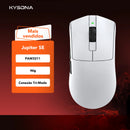 KYSONA Jupiter SE Tri-Mode Gaming Mouse PAW3311 24000DPI 46g Ultra Lightweight Wireless Bluetooth Wired Mouse For Big Hands Game