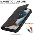 RFID Wallet Card Holder Macsafe Leather Flip Case for Magsafe IPhone 14 Plus 13 12 15 Pro Max 14Pro 15Pro Mac Safe Stand Cover