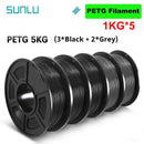 The Stratum Forge | SUNLU 5KG Professional-Grade 3D Printing Filament Bundle
