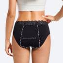 Menstrual Panties for Women Cotton Abundant Flow Period Underwear Washable Menstrual Period Panties for Menstruation Girl Lace