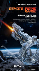 The Aqua Blitz | High-Power Electric Water Gun with LED Flashing Action